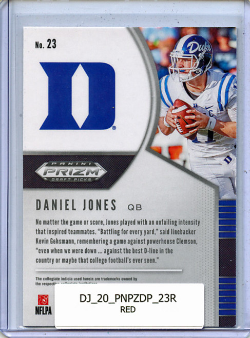 Daniel Jones 2020 Prizm Draft Picks #23 Red