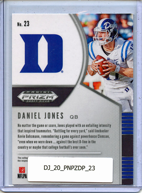 Daniel Jones 2020 Prizm Draft Picks #23