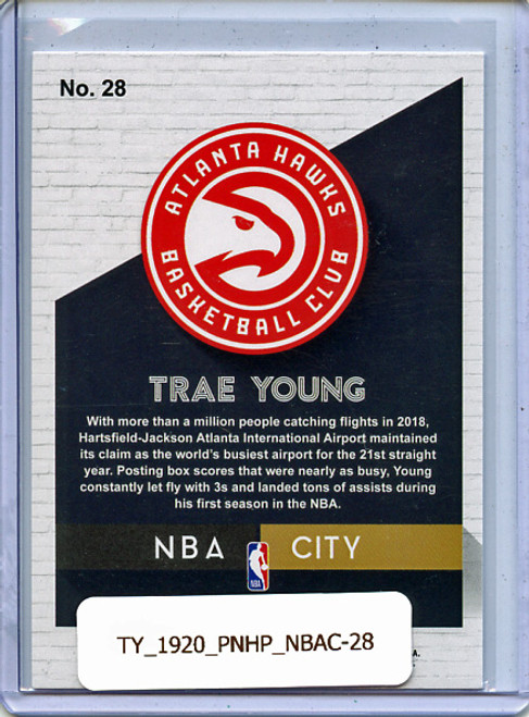Trae Young 2019-20 Hoops, NBA City #28