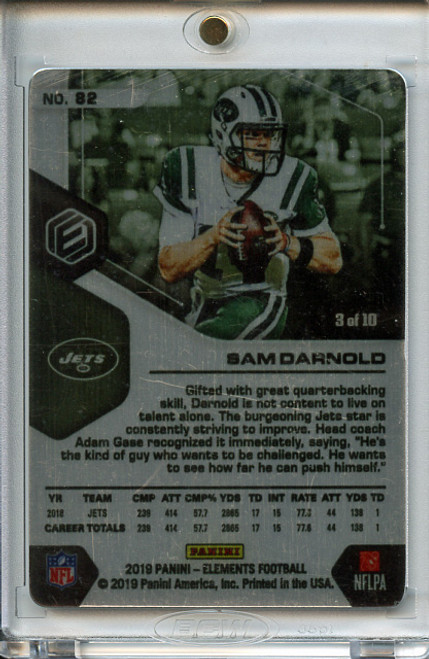 Sam Darnold 2019 Elements #82 Cobalt (#03/10)