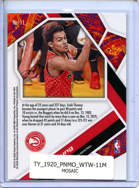 Trae Young 2019-20 Mosaic, Will to Win #11 Mosaic