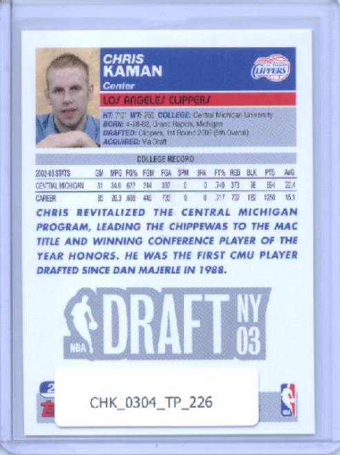 Chris Kaman 2003-04 Topps #236