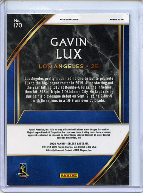 Gavin Lux 2020 Select #170 Premier Scope