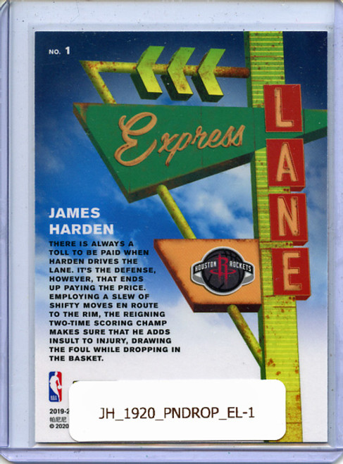 James Harden 2019-20 Donruss Optic, Express Lane #1