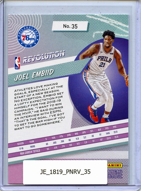 Joel Embiid 2018-19 Revolution #35