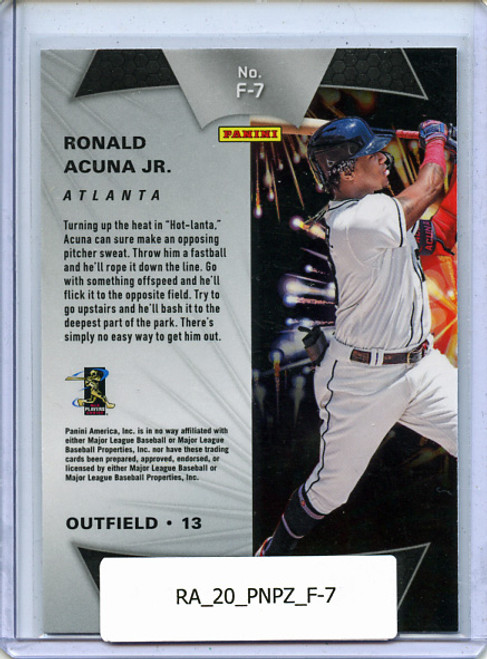 Ronald Acuna Jr. 2020 Prizm, Fireworks #F-7