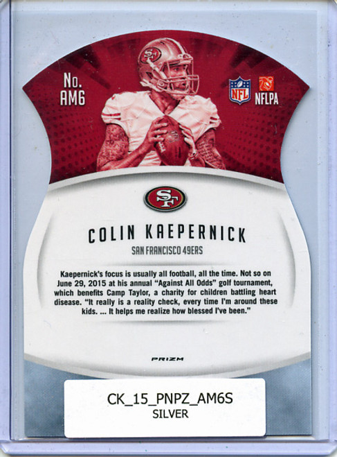 Colin Kaepernick 2015 Prizm, Air Marshalls #AM6 Silver