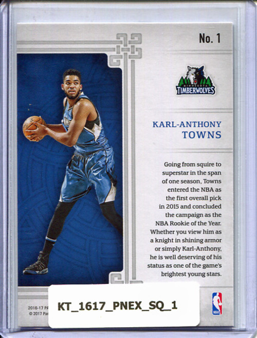 Karl-Anthony Towns 2016-17 Excalibur, Squire #1