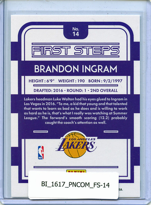Brandon Ingram 2016-17 Complete, First Steps #14