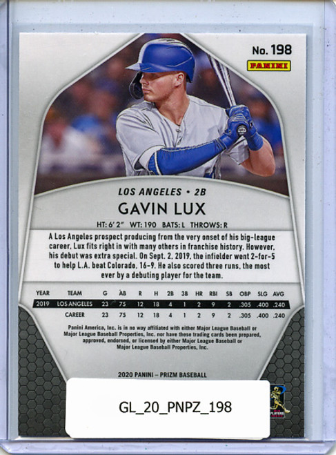 Gavin Lux 2020 Prizm #198