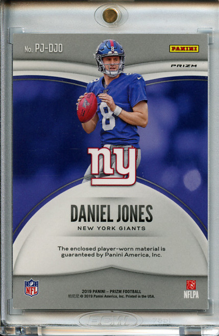 Daniel Jones 2019 Prizm, Premier Jerseys #PJ-DJO Silver (2)