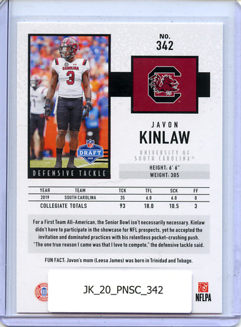 Javon Kinlaw 2020 Score #342