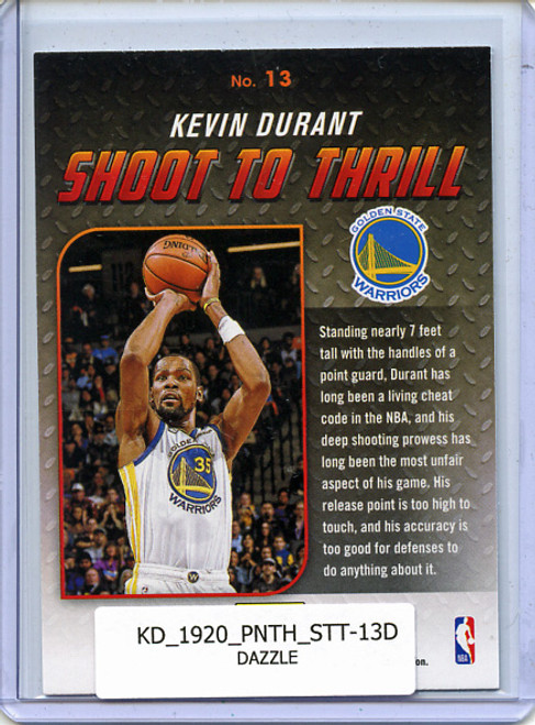 Kevin Durant 2018-19 Threads, Shoot to Thrill #13 Dazzle