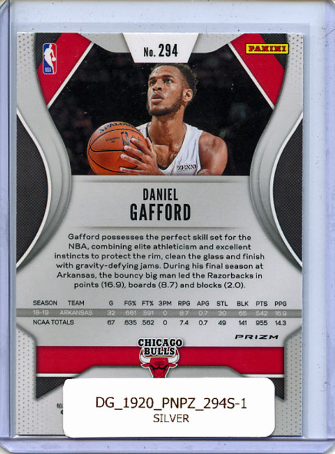 Daniel Gafford 2019-20 Prizm #294 Silver (1)