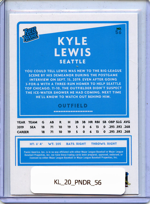 Kyle Lewis 2020 Donruss #56