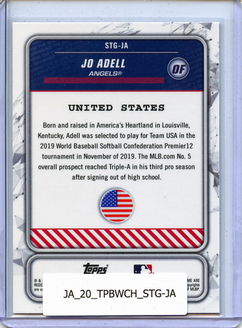 Jo Adell 2020 Bowman Chrome, Spanning the Globe #STG-JA