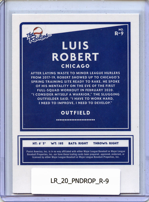 Luis Robert 2020 Donruss Optic, The Rookies #R-9