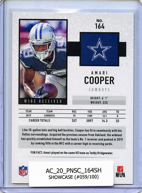 Amari Cooper 2020 Score #164 Showcase (#059/100)