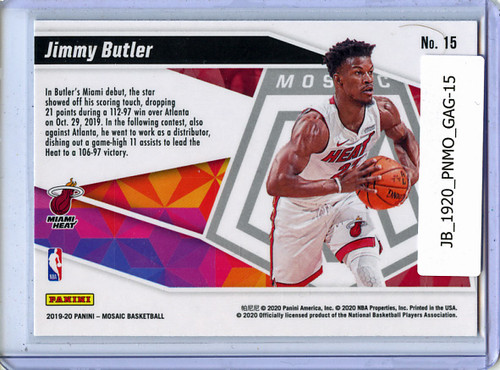 Jimmy Butler 2019-20 Mosaic, Give and Go #15