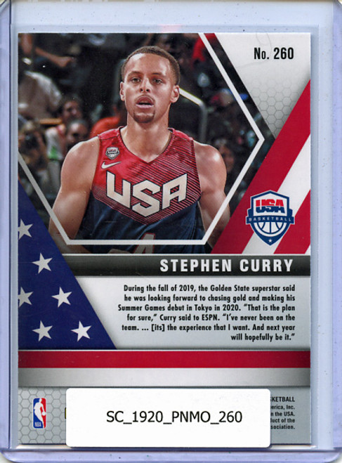 Stephen Curry 2019-20 Mosaic #260 USA