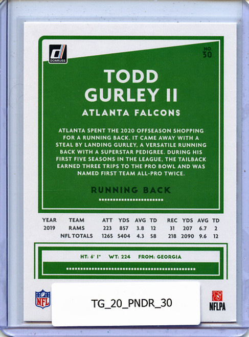 Todd Gurley 2020 Donruss #30