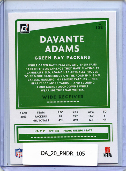 Davante Adams 2020 Donruss #105