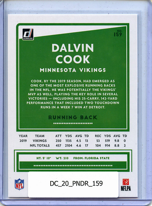 Dalvin Cook 2020 Donruss #159