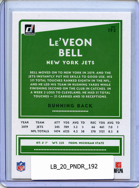 Le'Veon Bell 2020 Donruss #192