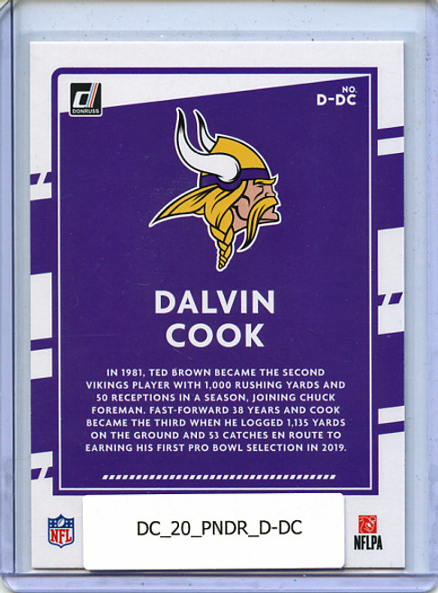 Dalvin Cook 2020 Donruss, Dominators #D-DC