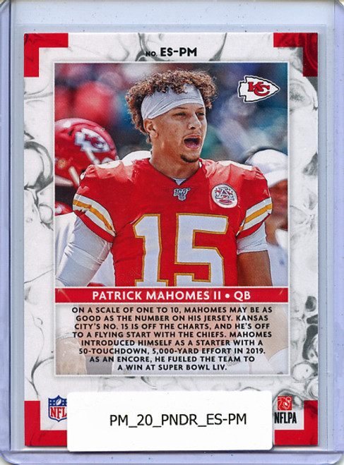 Patrick Mahomes II 2020 Donruss, Elite Series #ES-PM