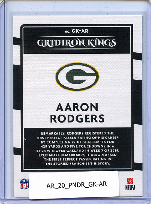 Aaron Rodgers 2020 Donruss, Gridiron Kings #GK-AR