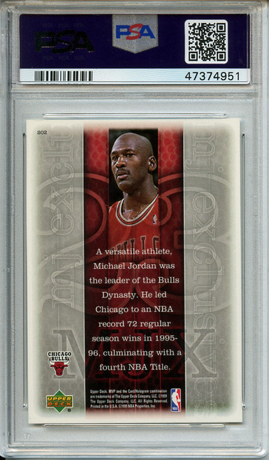 Michael Jordan 1999-00 MVP #202 PSA 10 Gem Mint (#47374951)
