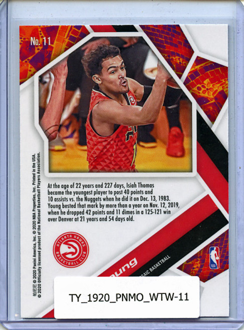 Trae Young 2019-20 Mosaic, Will to Win #11