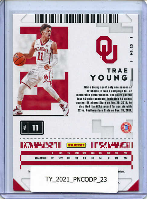 Trae Young 2020-21 Contenders Draft Picks #23