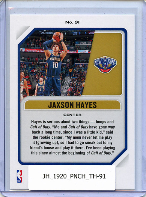 Jaxson Hayes 2019-20 Chronicles, Threads #91