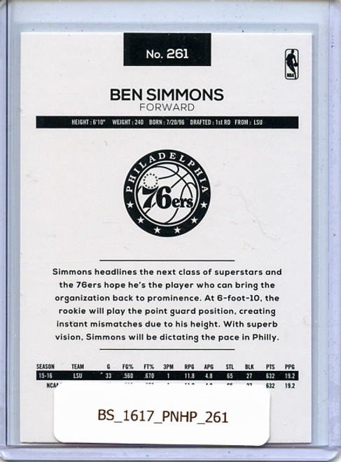 Ben Simmons 2016-17 Hoops #261 (1)