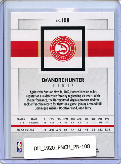 De'Andre Hunter 2019-20 Chronicles, Panini #108