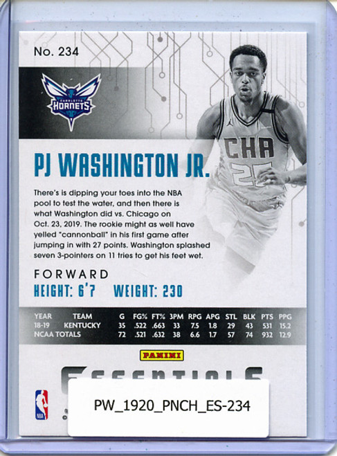 PJ Washington Jr. 2019-20 Chronicles, Essentials #234