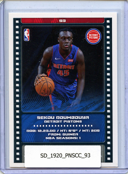 Sekou Doumbouya 2019-20 Sticker & Card Collection #93 Card