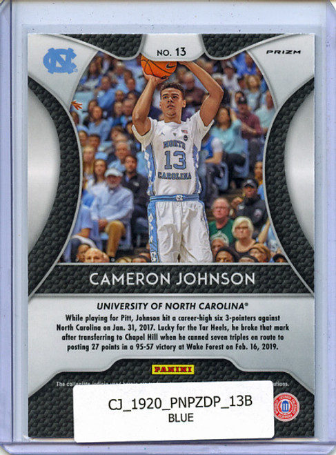 Cameron Johnson 2019-20 Prizm Draft Picks #13 Blue