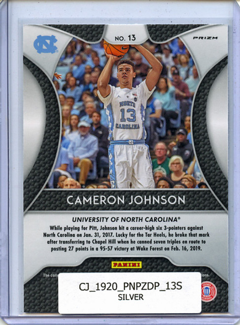 Cameron Johnson 2019-20 Prizm Draft Picks #13 Silver