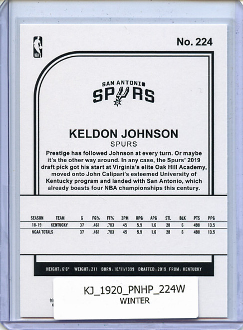 Keldon Johnson 2019-20 Hoops #224 Winter