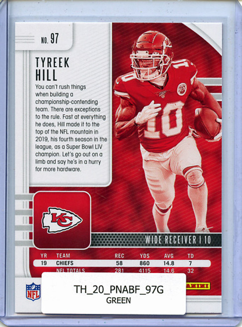 Tyreek Hill 2020 Absolute #97 Green