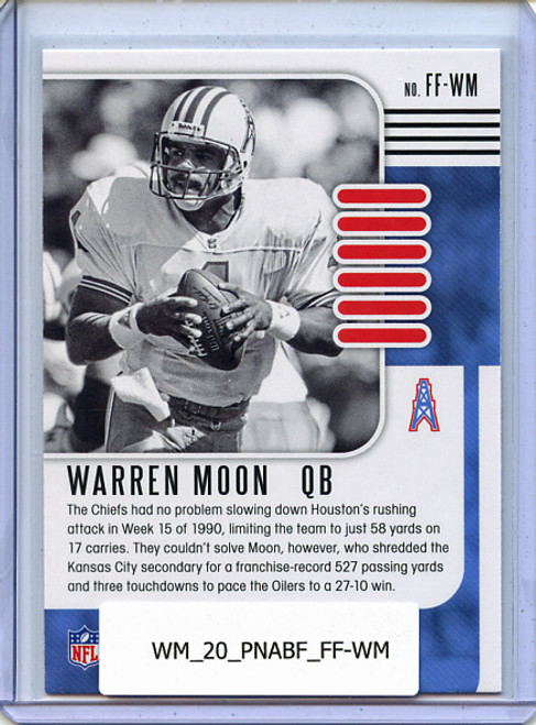 Warren Moon 2020 Absolute, Fantasy Flashback #FF-WM