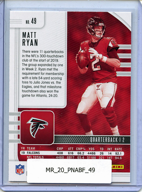 Matt Ryan 2020 Absolute #49