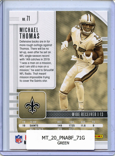 Michael Thomas 2020 Absolute #71 Green