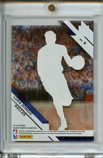 Luka Doncic 2019-20 Clearly Donruss #9 (4)