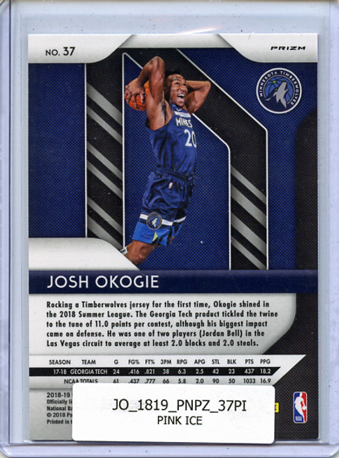 Josh Okogie 2018-19 Prizm #37 Pink Ice