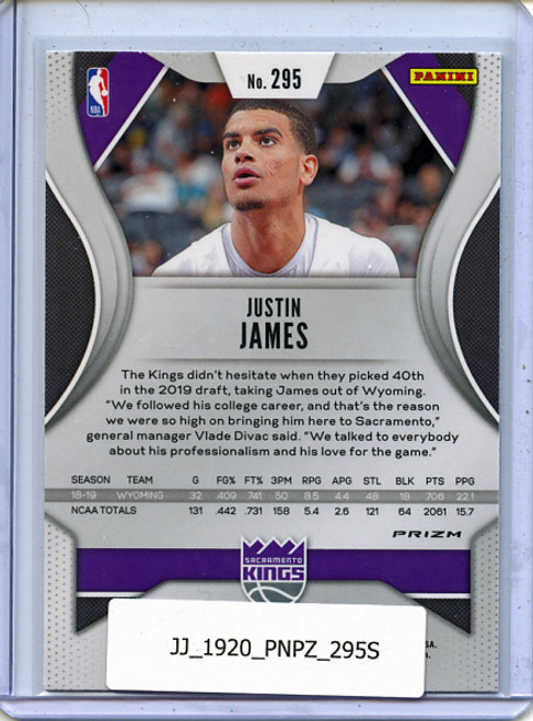 Justin James 2019-20 Prizm #295 Silver