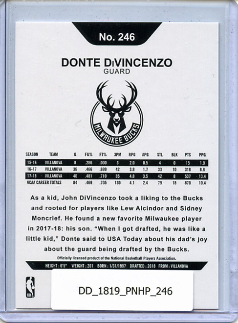 Donte DiVincenzo 2018-19 Hoops #246